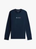Blue Logo Jersey Long Sleeve T-Shirt  Men