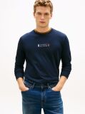 Blue Logo Jersey Long Sleeve T-Shirt  Men