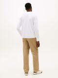 White Logo Jersey Long Sleeve T-Shirt  Men
