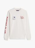 Μπεζ T-Shirt Μακρυμάνικο Με Graphic Σχέδιο  Άνδρες