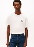 Beige Tonal Logo Relaxed Fit T-Shirt  Men