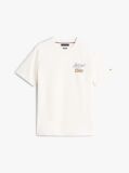 Μπεζ T-Shirt Με Λογότυπο Και Στρογγυλή Λαιμόκοψη  Άνδρες