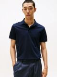 Blue Regular Fit Concealed Placket Polo Shirt  Men