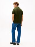 Green Regular Fit Concealed Placket Polo Shirt  Men