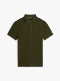 Green Regular Fit Concealed Placket Polo Shirt  Men