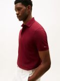 Red Regular Fit Concealed Placket Polo Shirt  Men