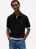 Black Hidden Classic Fit Polo Shirt  Men