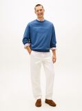 Blue Logo Terry Crew Neck Sweatshirt  Men