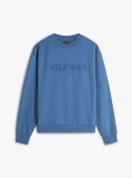 Blue Logo Terry Crew Neck Sweatshirt  Men
