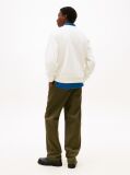 Beige Logo Terry Crew Neck Sweatshirt  Men