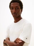 Beige Logo Embroidery Relaxed Crew Neck T-Shirt  Men