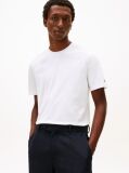 White Smart Casual Crew Neck T-Shirt  Men