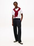 White Smart Casual Crew Neck T-Shirt  Men