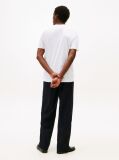 White Smart Casual Crew Neck T-Shirt  Men