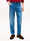 Blue Denton Straight Leg Jeans  Men