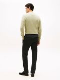Grey Harlem Interlock Knit Pique Tapered Leg Trousers  Men
