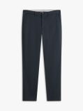 Blue Bleecker Textured Print Slim Trousers  Men