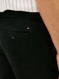 Black Harlem Tapered Leg Linen Blend Chinos  Men