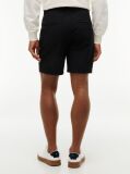 Black Dover Flag Embroidery 8" Inseam Chino Bermuda Shorts  Men