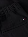Black Dover Flag Embroidery 8" Inseam Chino Bermuda Shorts  Men