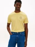 Yellow Logo Crew Neck T-Shirt  Men
