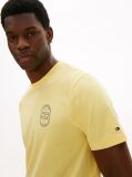 Yellow Logo Crew Neck T-Shirt  Men