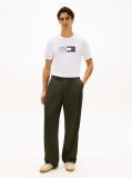 White Logo Jersey Crew Neck T-Shirt  Men