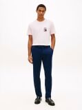 Pink Logo Embroidery Jersey Crew Neck T-Shirt  Men