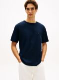 Blue Flag Embroidery Jersey Relaxed T-Shirt  Men