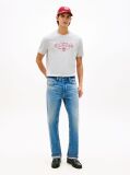 Γκρι T-Shirt Με Κλασική Λαιμόκοψη Και Heritage Σχέδιο  Άνδρες