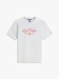 Γκρι T-Shirt Με Κλασική Λαιμόκοψη Και Heritage Σχέδιο  Άνδρες