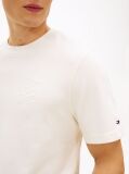 Μπεζ T-Shirt Με Tonal Κεντητό Λογότυπο Και Κλασική Λαιμόκοψη  Άνδρες