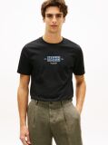 Black Heritage Logo Jersey Crew Neck T-Shirt  Men
