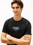 Black Heritage Logo Jersey Crew Neck T-Shirt  Men