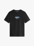Black Heritage Logo Jersey Crew Neck T-Shirt  Men