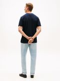 Blue Global Stripe Pocket Pique Jersey T-Shirt  Men