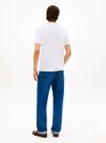 White Global Stripe Pocket Pique Jersey T-Shirt  Men