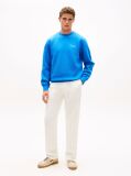 Blue Logo Embroidery Terry Sweatshirt  Men