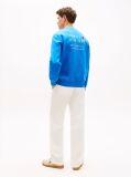 Blue Logo Embroidery Terry Sweatshirt  Men