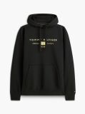 Μαύρο Hoody Με Λογότυπο  Άνδρες