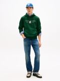 Green Logo Terry Drawstring Hoody  Men