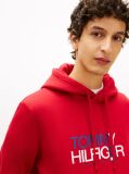 Red Logo Graphic Hoody  Men