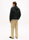 Black Hooded Zip-Thru Jacket  Men