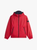 Blue Reversible Colour-Blocked Hooded Jacket  Men