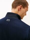 Blue Performance Smart Casual Zip-Thru Jumper  Men