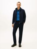 Blue Performance Smart Casual Zip-Thru Jumper  Men