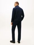 Blue Performance Smart Casual Zip-Thru Jumper  Men