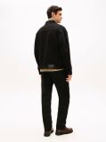 Black Relaxed Washed Denim Trucker Jacket  Men