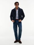 Μπλε Smart Casual Ριγέ Πουκάμισο Σε Slim Γραμμή  Άνδρες