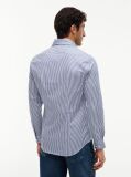 Μπλε Smart Casual Ριγέ Πουκάμισο Σε Slim Γραμμή  Άνδρες